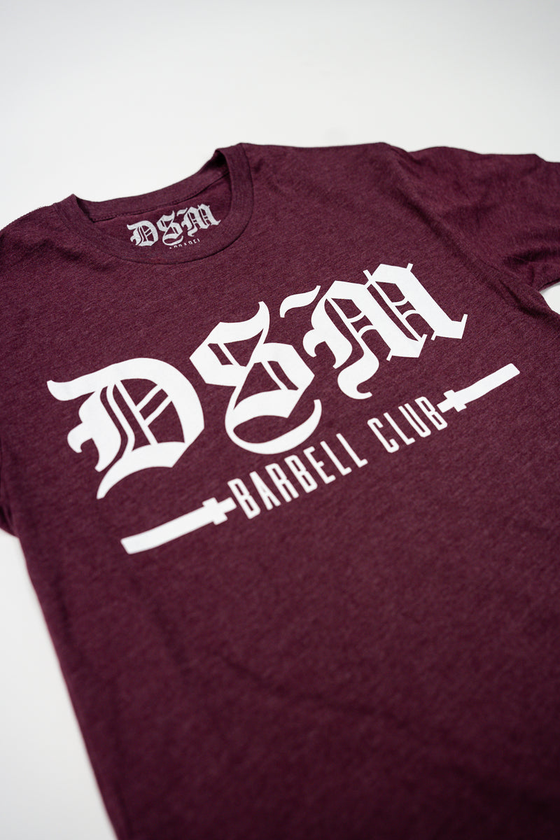 DSM Barbell Club OG T-Shirt Blue – DSM Barbell Club, LLC